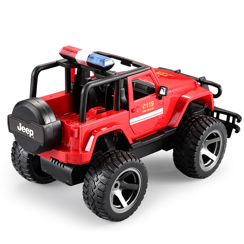 Double E Jeep gasilsko reševalno vozilo RC, 1:12