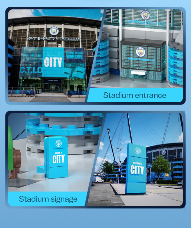 CaDa Manchester City Etihad stadion C66022W