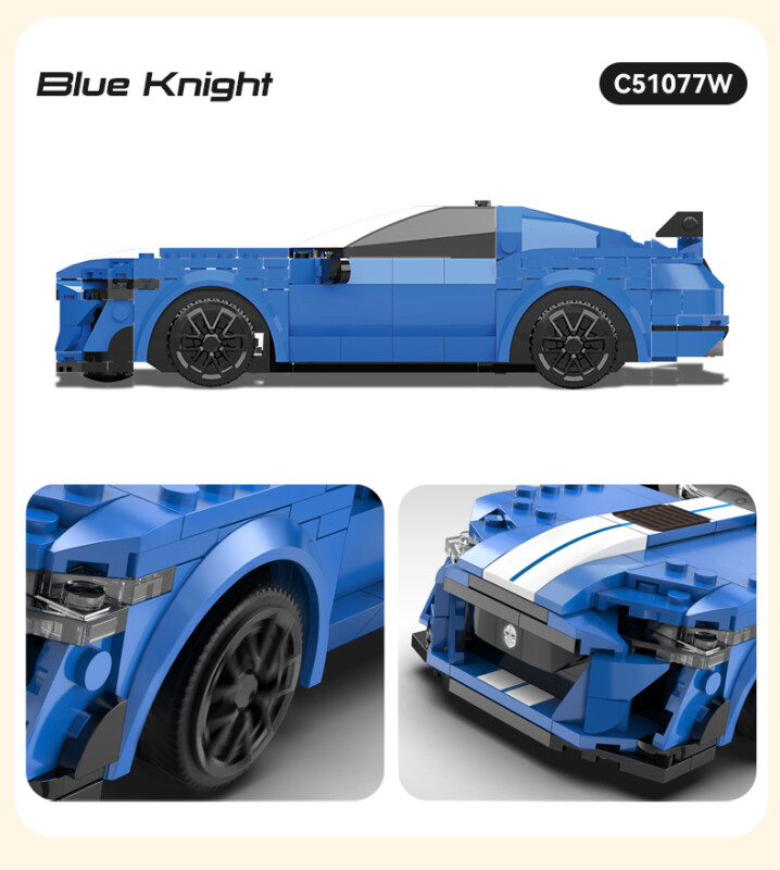 CaDa dirkalni avto Blue Knight C51077W