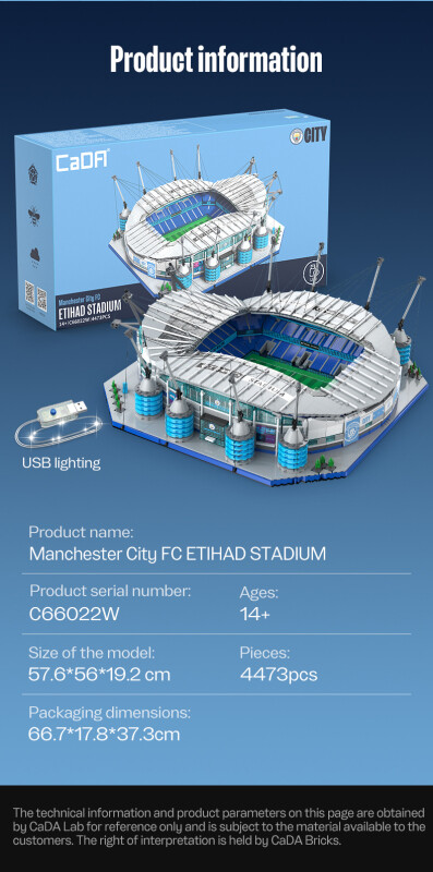 CaDa Manchester City Etihad stadion C66022W