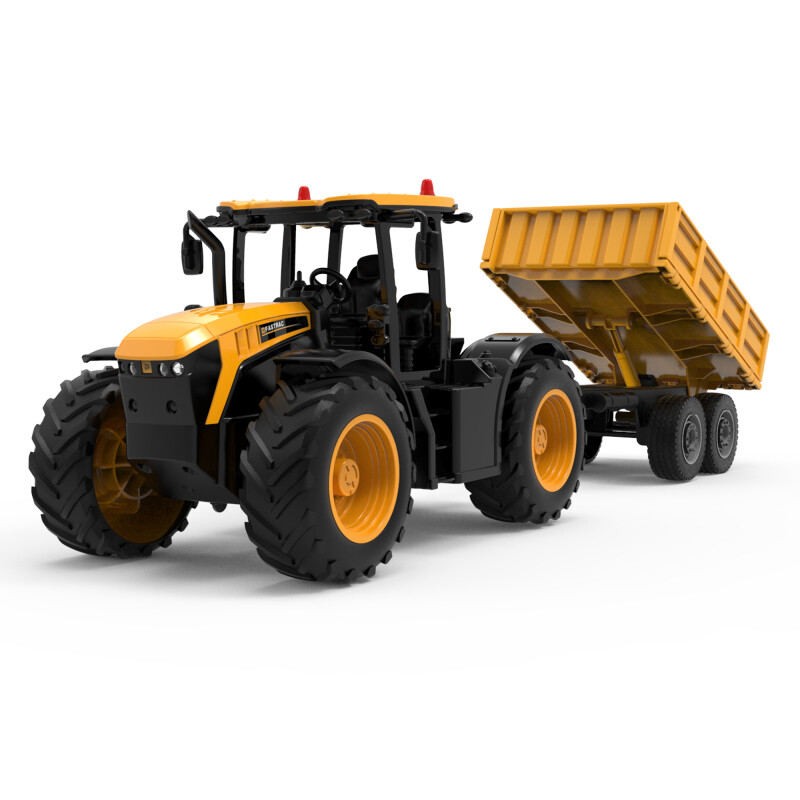 Double E JCB kmetijski traktor s prikoli RC, 1:24