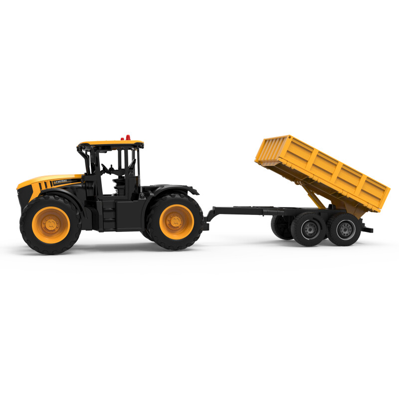 Double E JCB kmetijski traktor s prikoli RC, 1:24