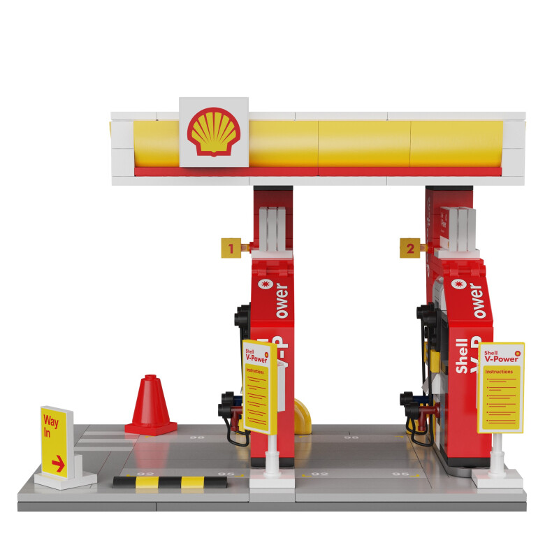 CaDa Shell mini bencinska črpalka C66028W